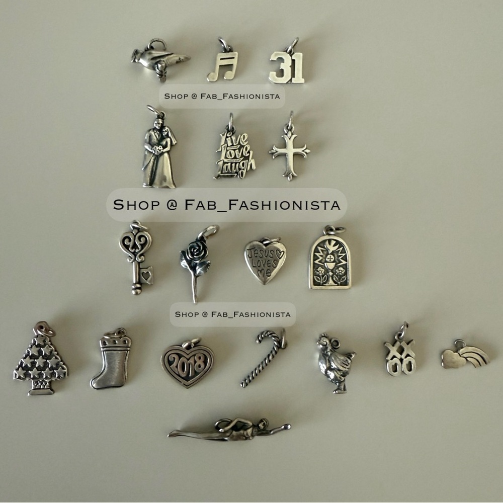 James Avery Sterling Silver Charms for sale